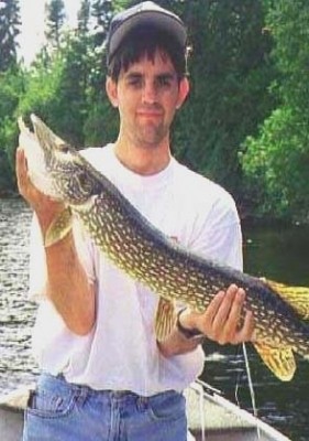 Photo of Pike Caught by Scott with Mister Twister  in Indiana