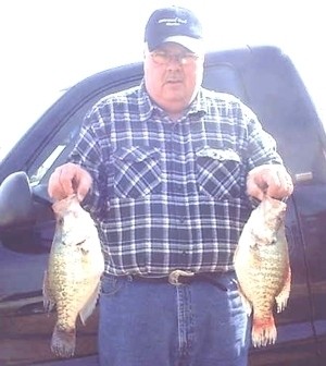Photo of Crappie Caught by Jerry with Mister Twister Sassy Shad® in Texas