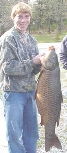 Photo of Carp Caught by Steve with Mister Twister  in New York