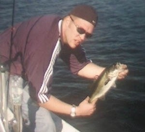Photo of Bass Caught by Sean with Mister Twister 3