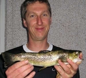 Photo of Trout Caught by Stephen with Mister Twister  in United Kingdom