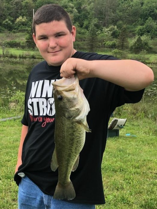 Photo of Bass Caught by Jacob with Mister Twister 6