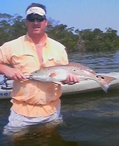 Photo of Redfish Caught by Adam with Mister Twister Exude™ 4¼