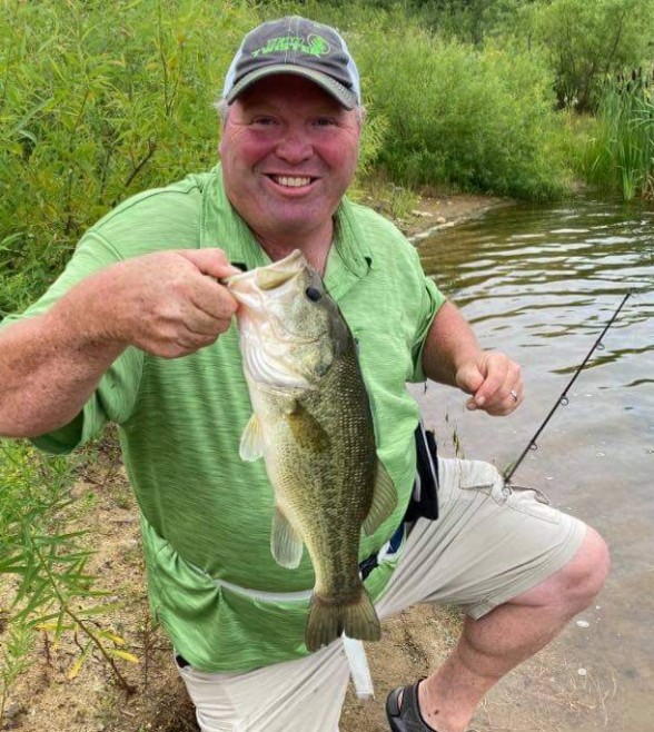 Photo of Bass Caught by Brett with Mister Twister 5