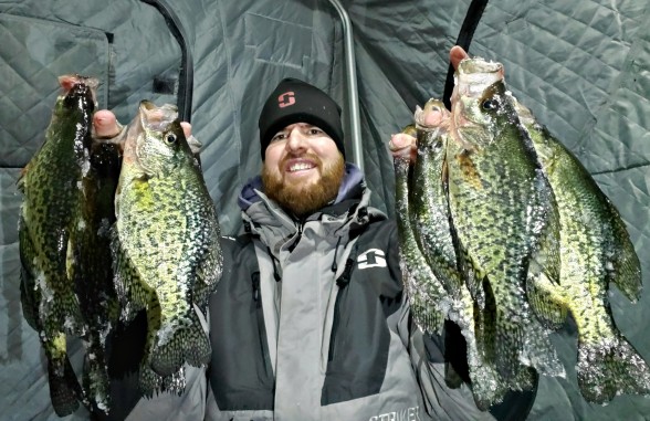 Photo of Crappie Caught by Dustin with Mister Twister 2 1/4