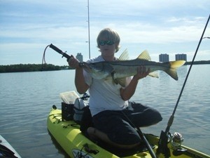 Photo of Snook Caught by Austin with Mister Twister Exude™ 4¼