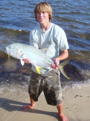 Photo of Jack Crevalle Caught by Jerad with Mister Twister Exude™ 5