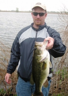 Photo of Bass Caught by James with Mister Twister Twister Classic Thunderworm in Nebraska
