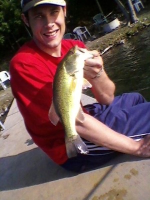 Photo of Bass Caught by Derrick with Mister Twister  in Wisconsin