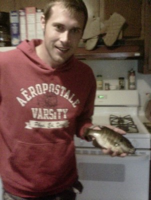 Photo of Bluegill Caught by Derrick with Mister Twister  in Wisconsin