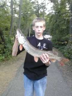 Photo of Pike Caught by Mason with Mister Twister 2