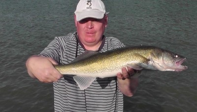Photo of Walleye Caught by Darren with Mister Twister 3
