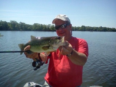 Photo of Bass Caught by Ed with Mister Twister Ribbon Tail in Pennsylvania