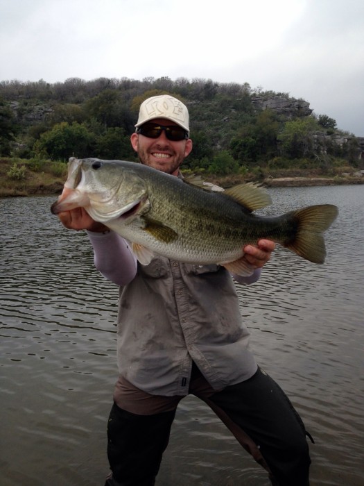 Photo of Bass Caught by Mike  with Mister Twister  in Texas