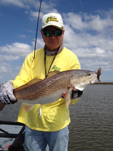 Photo of Redfish Caught by Mac with Mister Twister Exude™ 2½
