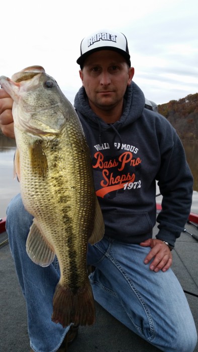 Photo of Bass Caught by Derek with Mister Twister 3½