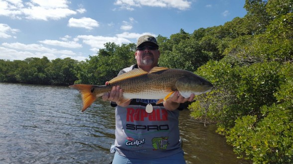 Photo of Redfish Caught by Eric with Mister Twister Exude™ 4¼