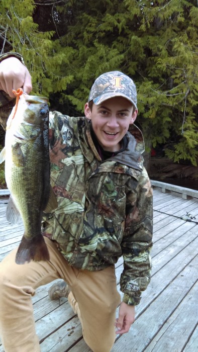 Photo of Bass Caught by Owen with Mister Twister 6