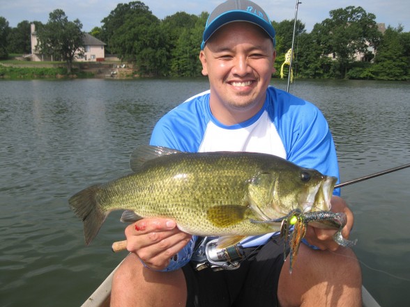 Photo of Bass Caught by Nam with Mister Twister 5