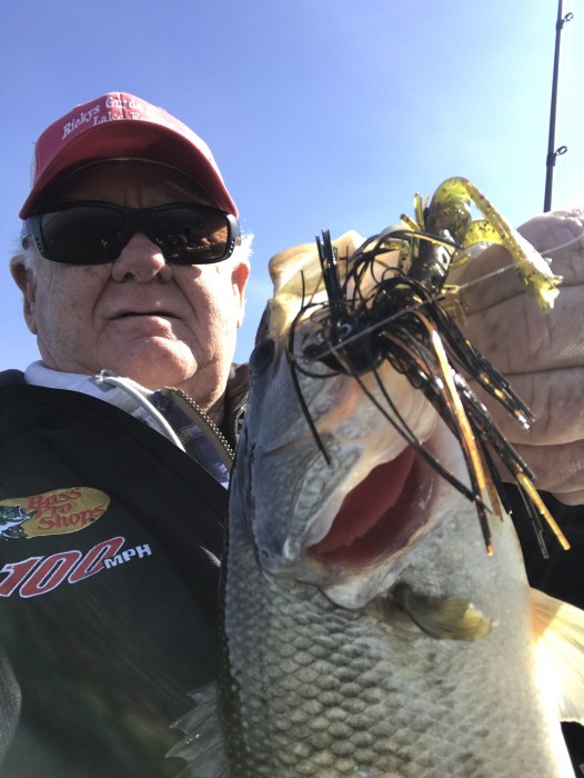 Photo of Bass Caught by Ricky  with Mister Twister 3½