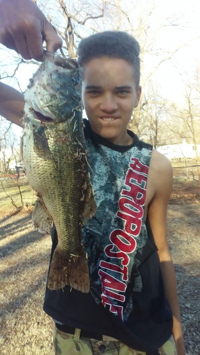 Photo of Bass Caught by Chris with Mister Twister 4