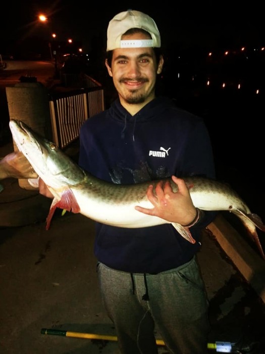 Photo of Musky Caught by Adrien with Mister Twister 4