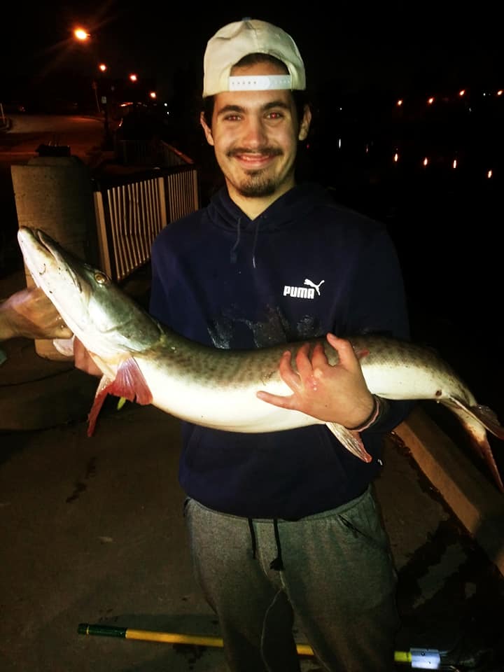 Musky Caught by Adrien with Mister Twister 4 & 6 Twister® Tail