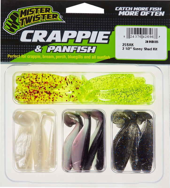 Lure Kit - 2 1/2" Sassy Shad Kit | Mister Twister Lure Kit - 2 1/2" Sassy Shad Kit | Mister Twister