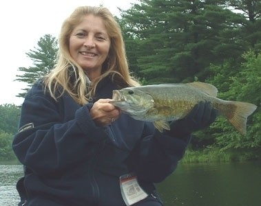 Photo of Bass Caught by Judy with Mister Twister 4