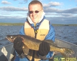 Photo of Walleye Caught by Kevin with Mister Twister  in Iowa