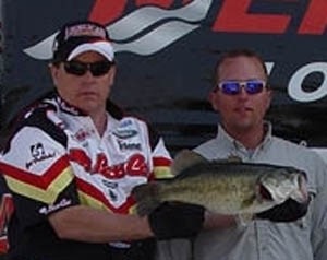 Photo of Bass Caught by Jonathan with Mister Twister 2