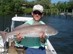 Photo of Redfish Caught by Cameron with Mister Twister  in Florida