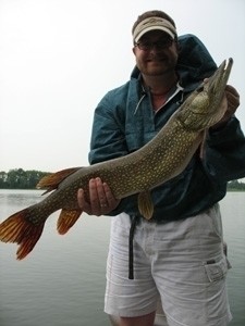 Photo of Pike Caught by Justin with Mister Twister 4