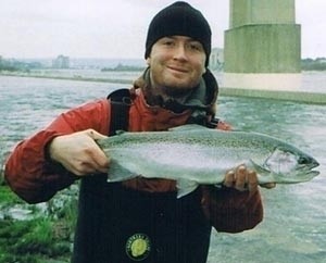 Photo of Steelhead Caught by Dan with Mister Twister  in Canada