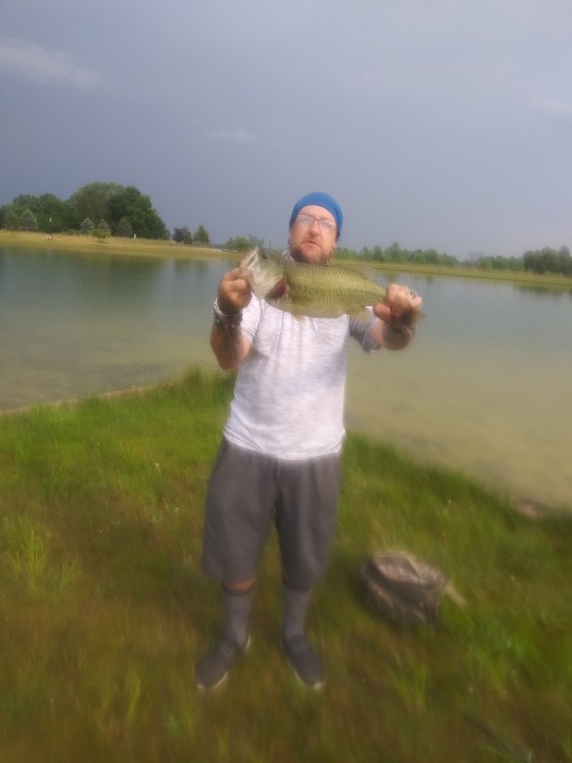 Photo of Bass Caught by Paully with Mister Twister 5