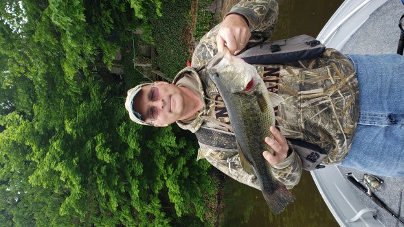 Photo of Bass Caught by Jerry with Mister Twister 2¾