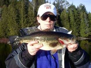 Photo of Bass Caught by Deanna with Mister Twister Ribbon Tail in Maine
