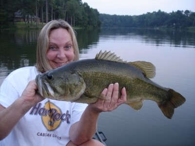 Photo of Bass Caught by Seleta with Mister Twister 5