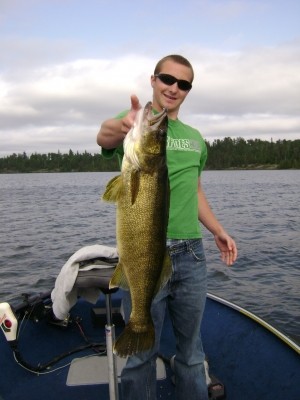 Photo of Walleye Caught by Brent with Mister Twister 4