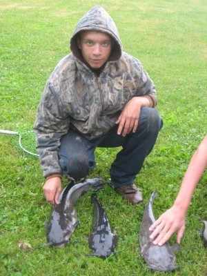 Photo of Catfish Caught by Brandon with Mister Twister 6