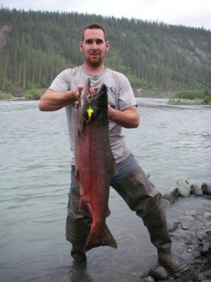 Photo of Salmon Caught by Josh  with Mister Twister Top Prop® in Alaska