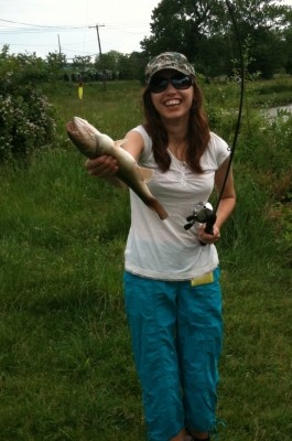 Photo of Bass Caught by Tanya with Mister Twister FAT Tube in Pennsylvania