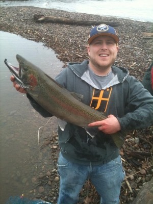 Photo of Trout Caught by Steve with Mister Twister 3