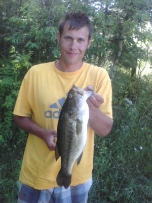 Photo of Bass Caught by Derrick with Mister Twister FAT Tube in Wisconsin