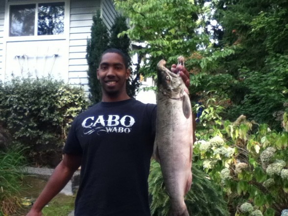 Photo of Salmon Caught by Dejan with Mister Twister Exude™ 4