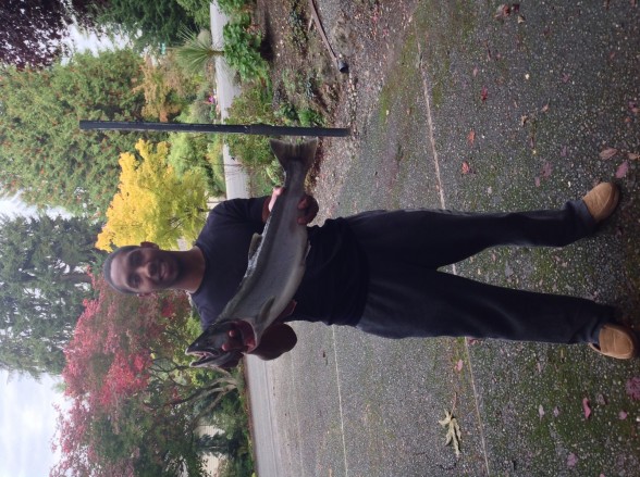 Photo of Salmon Caught by Dj with Mister Twister Exude™ 4
