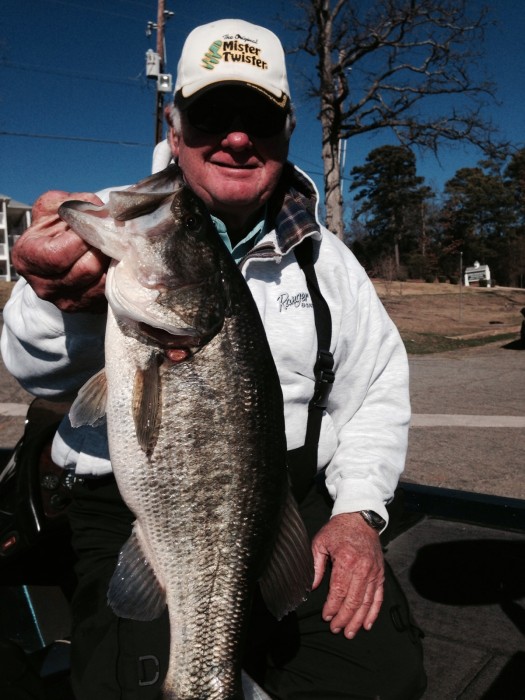 Photo of Bass Caught by Ricky with Mister Twister 3½