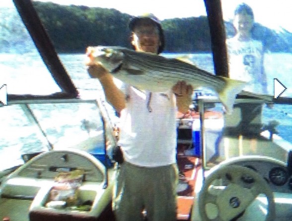 Photo of Bass Caught by Timothy with Mister Twister 4