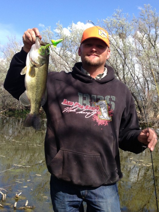 Photo of Bass Caught by Ty with Mister Twister  in Utah