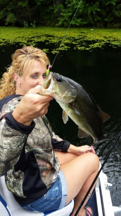Photo of Bass Caught by Jill with Mister Twister 1